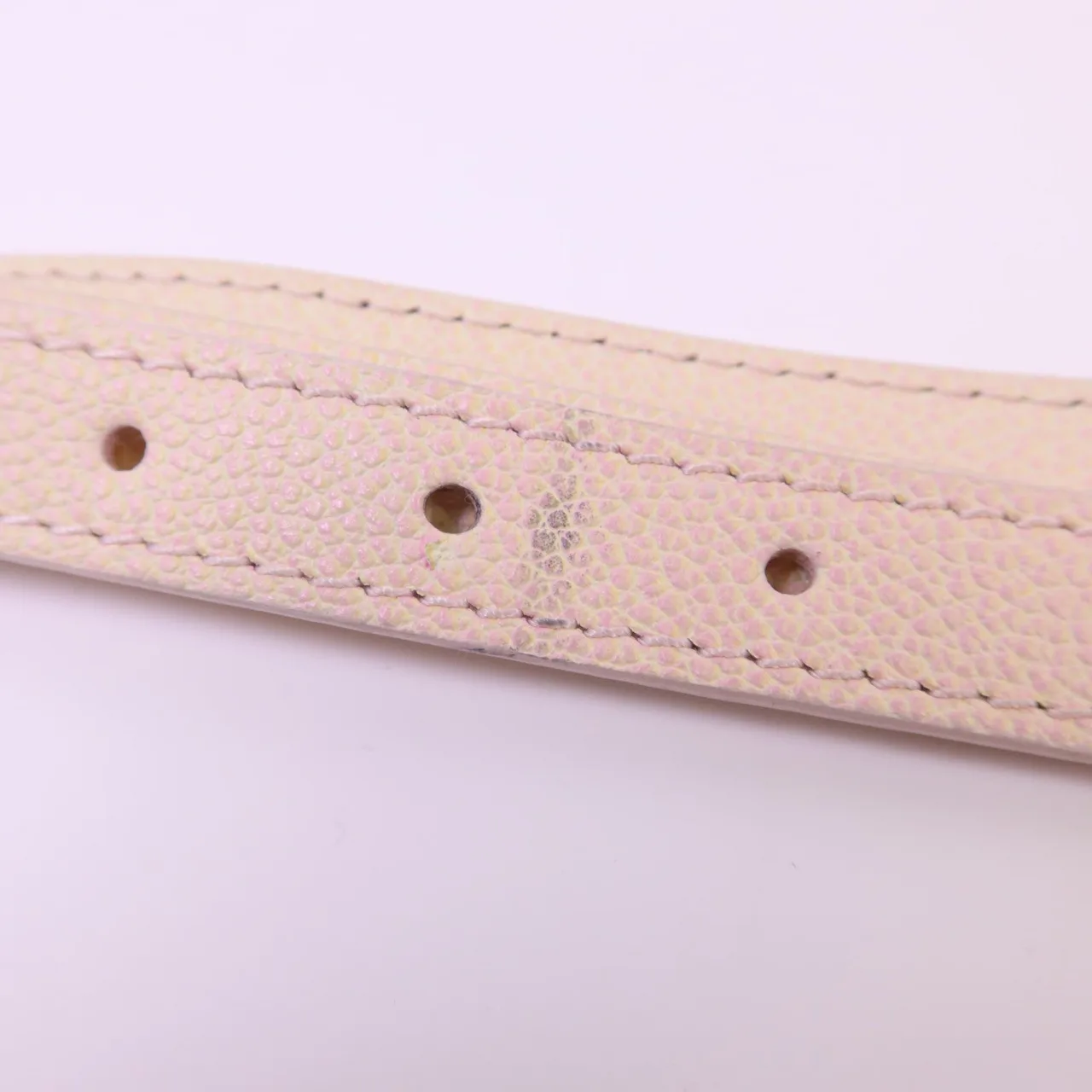 LOUIS VUITTON OnTheGo M46168 2-Way Bag Calfskin 粉色 / 黃色 / Light Pink/Yellow Calfskin Rank B - Thumbnail 19