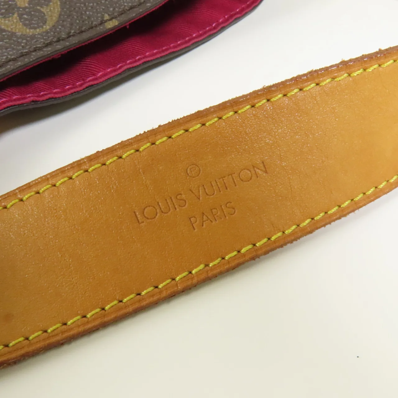 LOUIS VUITTON Graceful M43700 Shoulder Bag Coated Canvas 棕色 / Marron/Pioine Coated Canvas Rank B - Thumbnail 9