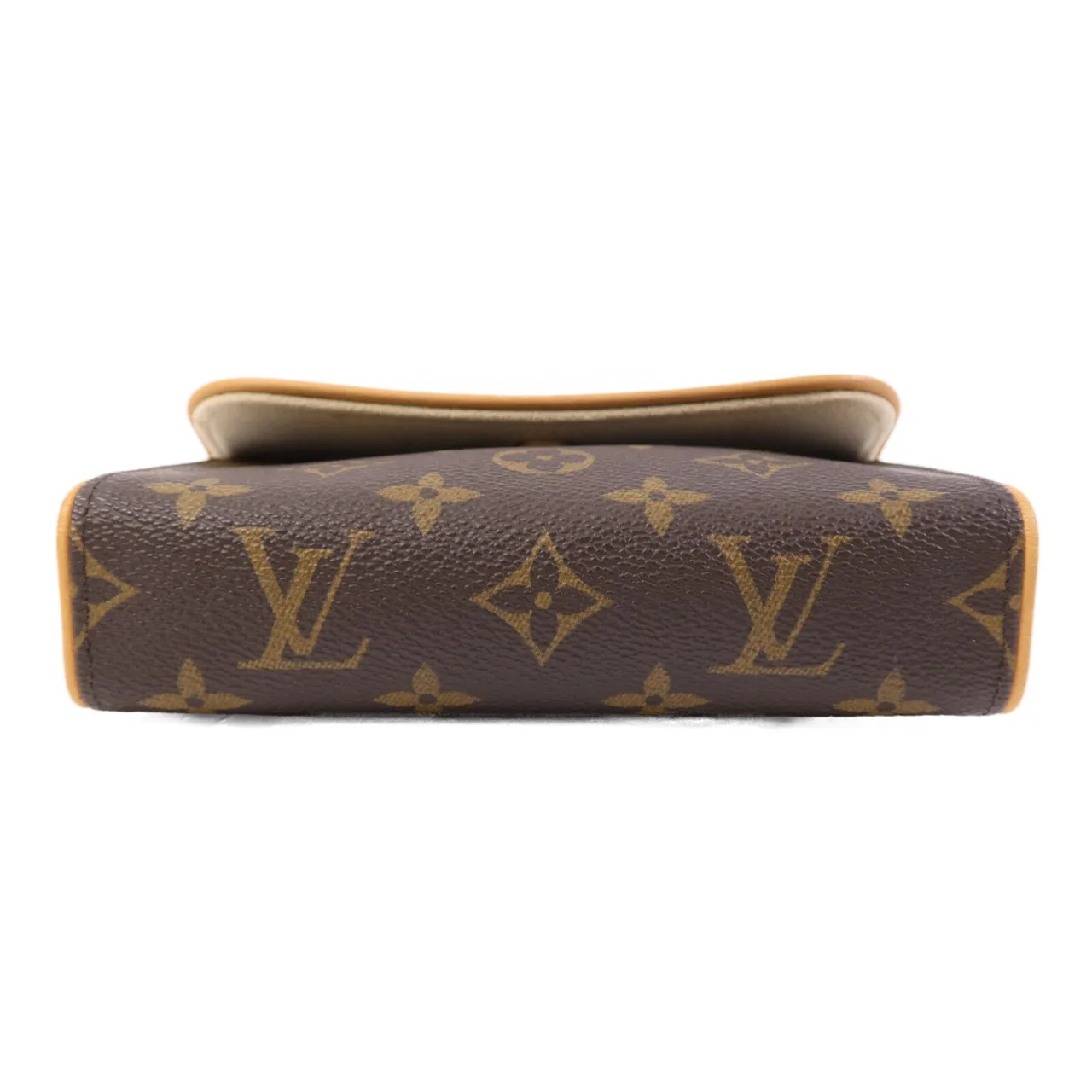 LOUIS VUITTON Pochette Florentine M51855 Belt Bag Coated Canvas 棕色 / Marron Coated Canvas Rank B - Thumbnail 4