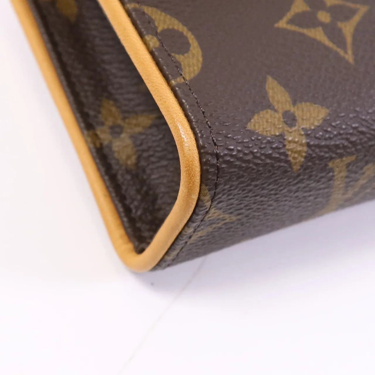 LOUIS VUITTON Pochette Florentine M51855 Belt Bag Coated Canvas 棕色 / Marron Coated Canvas Rank B - Thumbnail 6