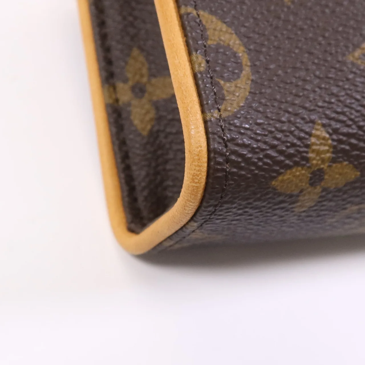 LOUIS VUITTON Pochette Florentine M51855 Belt Bag Coated Canvas 棕色 / Marron Coated Canvas Rank B - Thumbnail 8