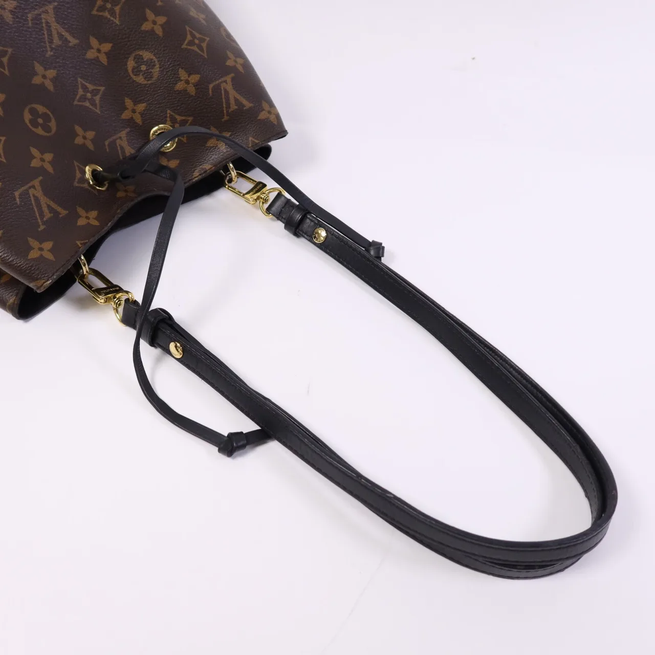 LOUIS VUITTON NeoNoe M44020 Shoulder Bag Coated Canvas 棕色 / 黑色 / Marron Coated Canvas Rank B - Thumbnail 9