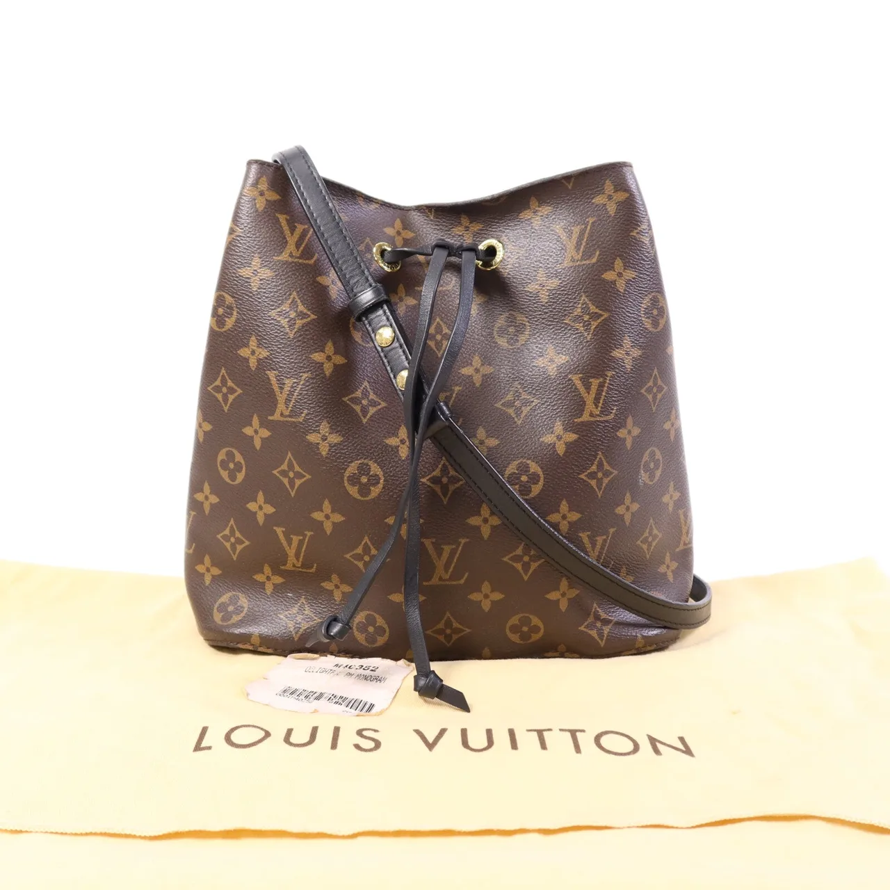 LOUIS VUITTON NeoNoe M44020 Shoulder Bag Coated Canvas 棕色 / 黑色 / Marron Coated Canvas Rank B - Thumbnail 12