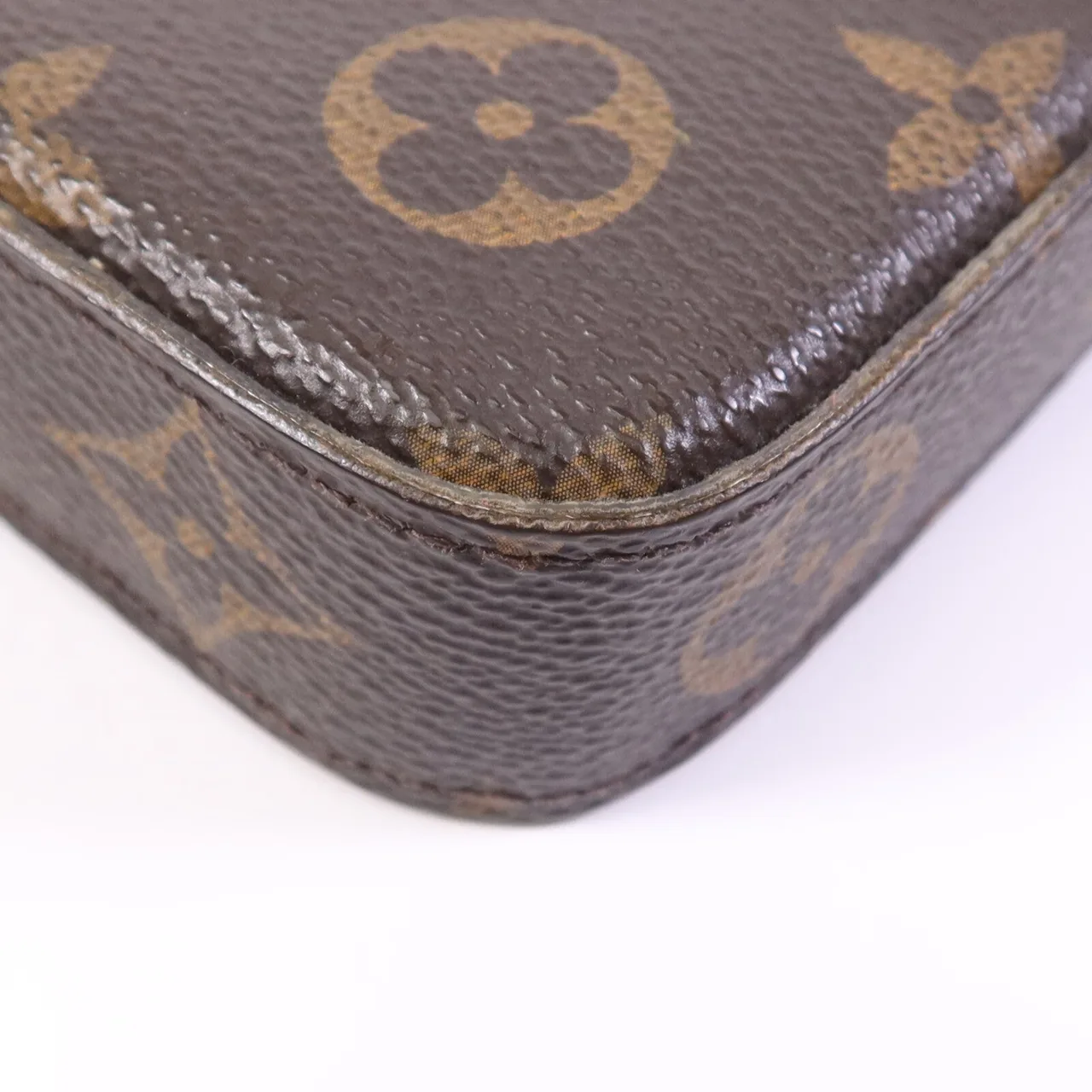 LOUIS VUITTON Felicie M61276 肩背包 塗層帆布 棕色 / Brown 塗層帆布 中古品B - 縮圖 9
