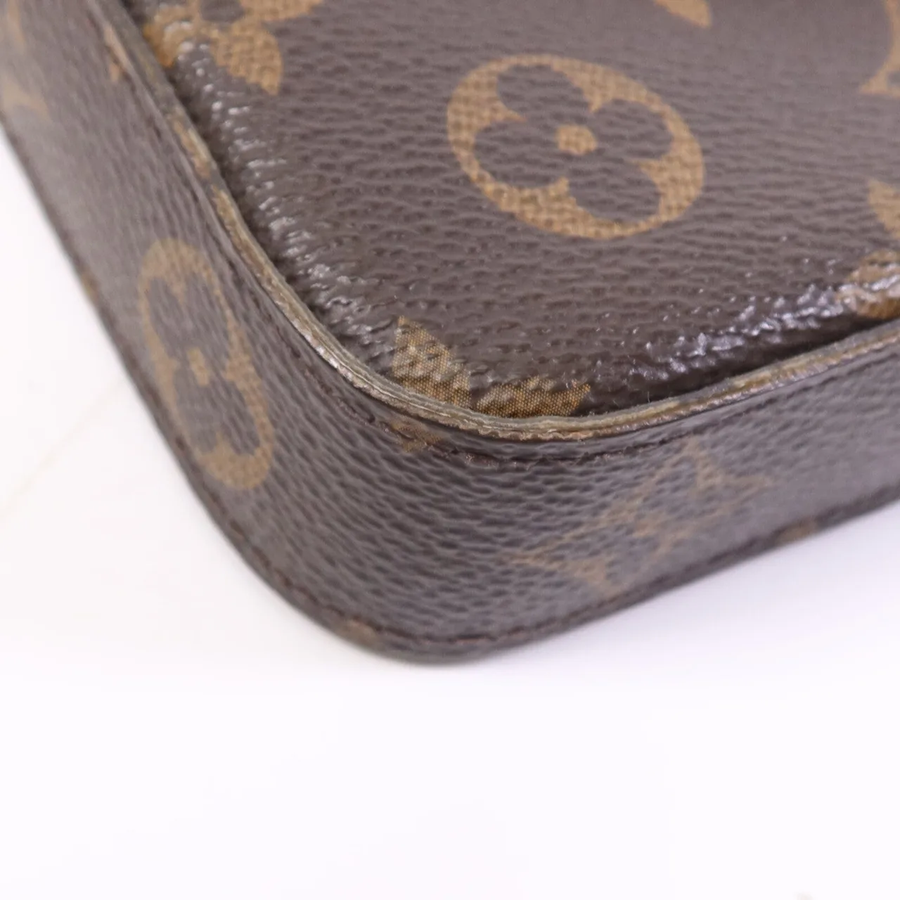 LOUIS VUITTON Felicie M61276 肩背包 塗層帆布 棕色 / Brown 塗層帆布 中古品B - 縮圖 10