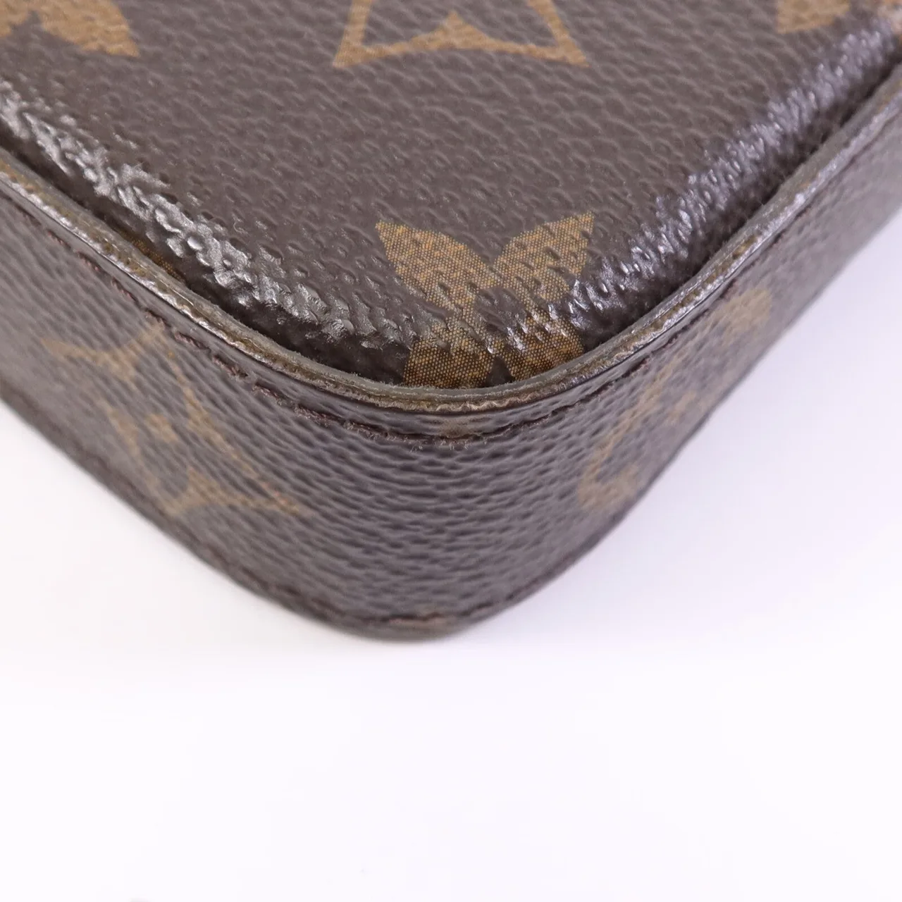 LOUIS VUITTON Felicie M61276 肩背包 塗層帆布 棕色 / Brown 塗層帆布 中古品B - 縮圖 11