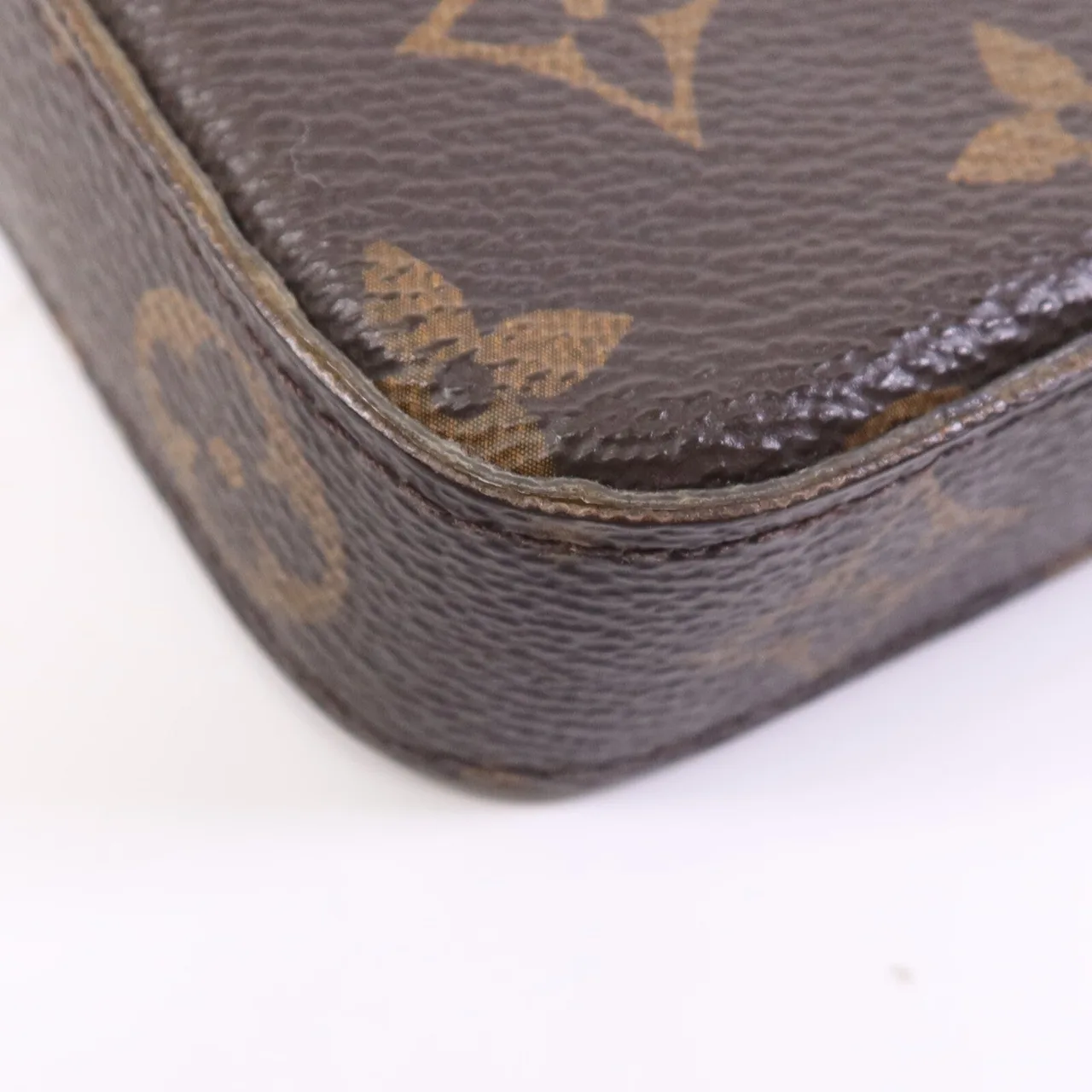 LOUIS VUITTON Felicie M61276 肩背包 塗層帆布 棕色 / Brown 塗層帆布 中古品B - 縮圖 12