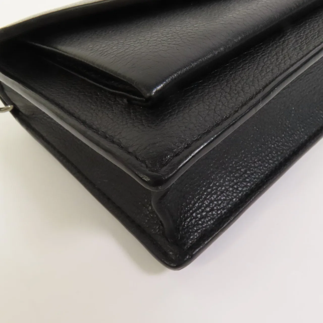 LOUIS VUITTON Lock Me M63471 肩背包 牛皮 黑色 / Black 牛皮 中古品B - 縮圖 10