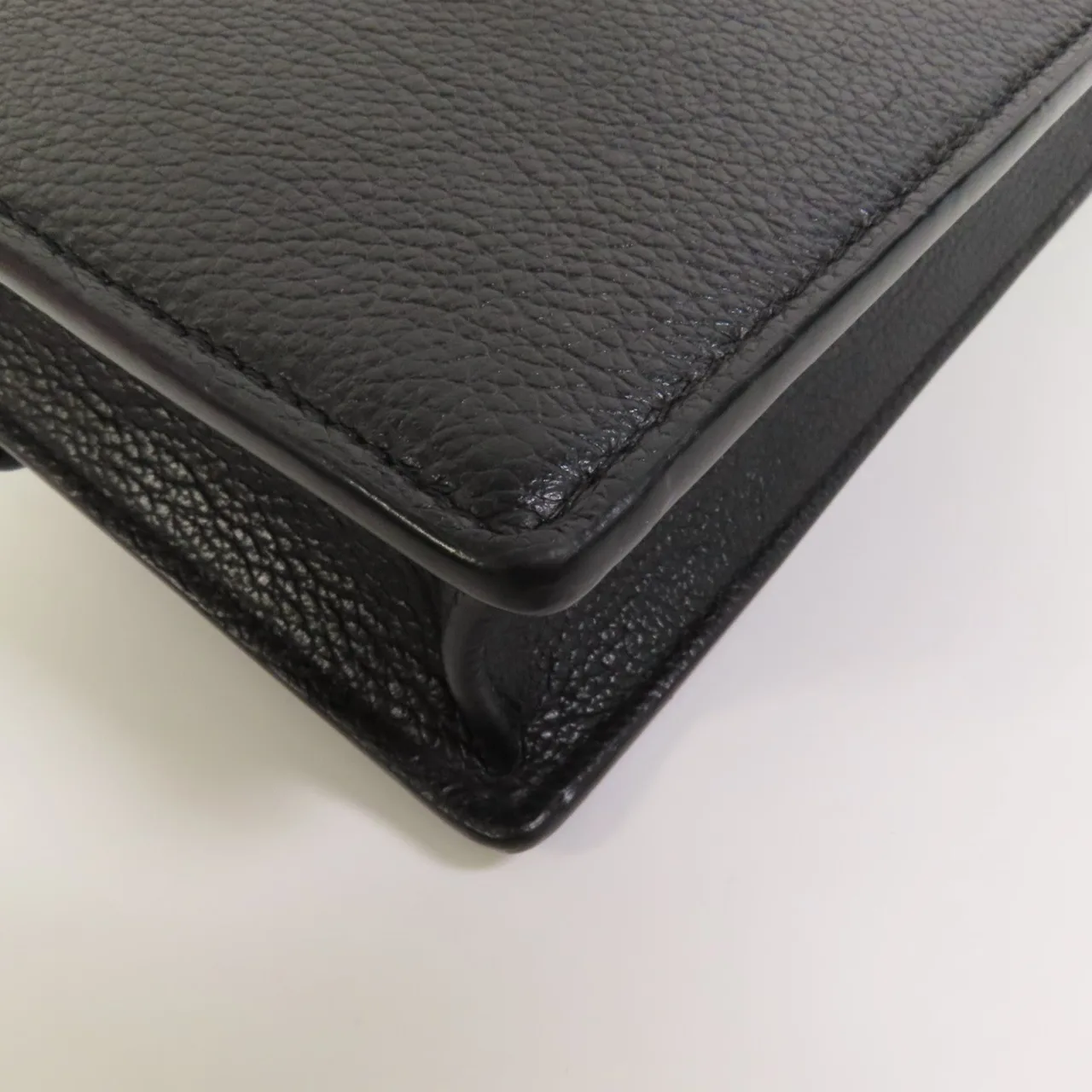 LOUIS VUITTON Lock Me M63471 肩背包 牛皮 黑色 / Black 牛皮 中古品B - 縮圖 12