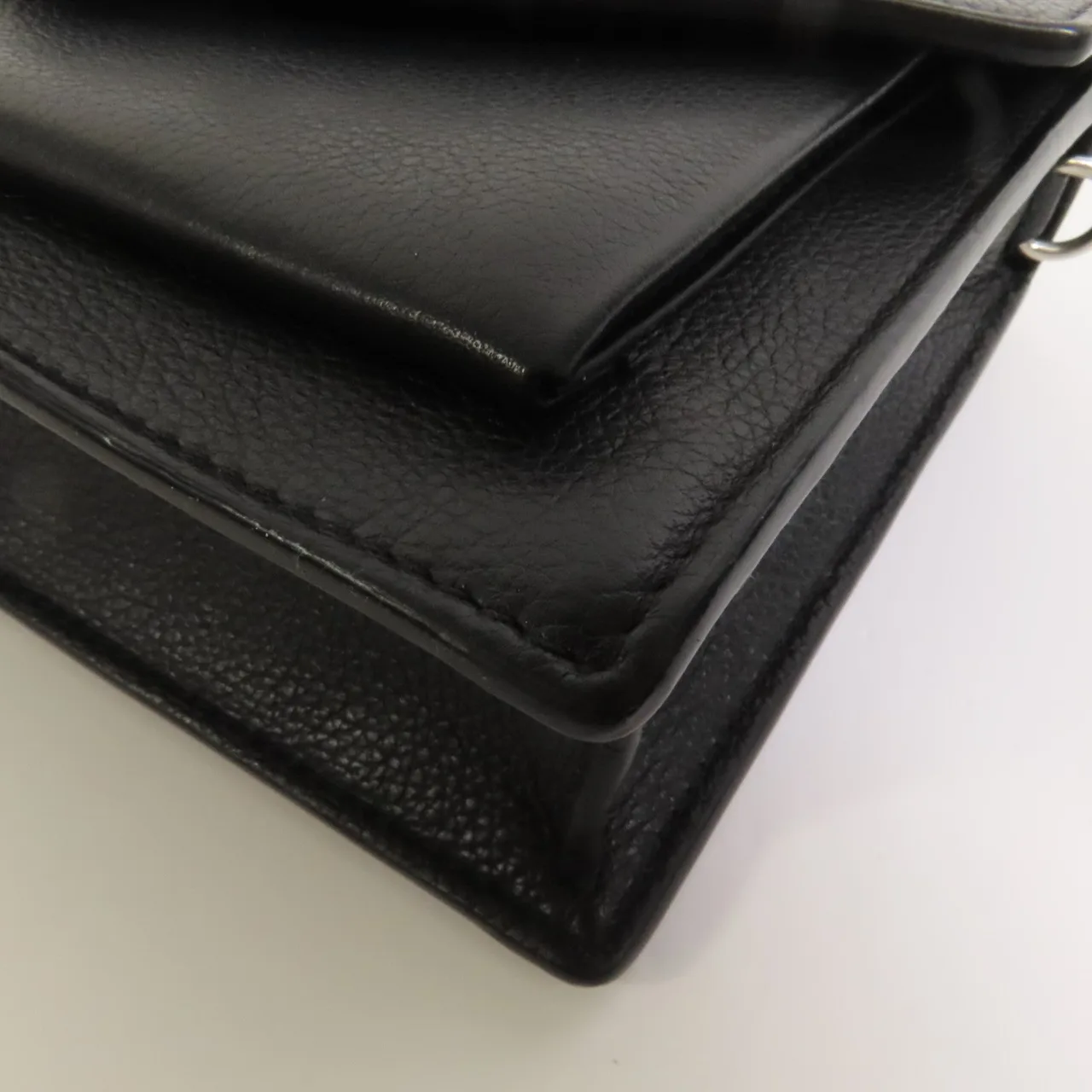 LOUIS VUITTON Lock Me M63471 肩背包 牛皮 黑色 / Black 牛皮 中古品B - 縮圖 13