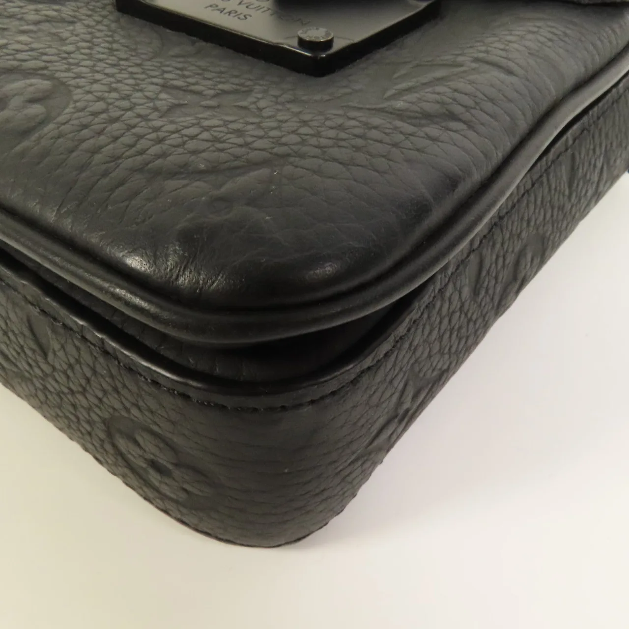 LOUIS VUITTON S-Lock M81524 Shoulder Bag Calfskin 黑色 / Black Calfskin Rank A - Thumbnail 11