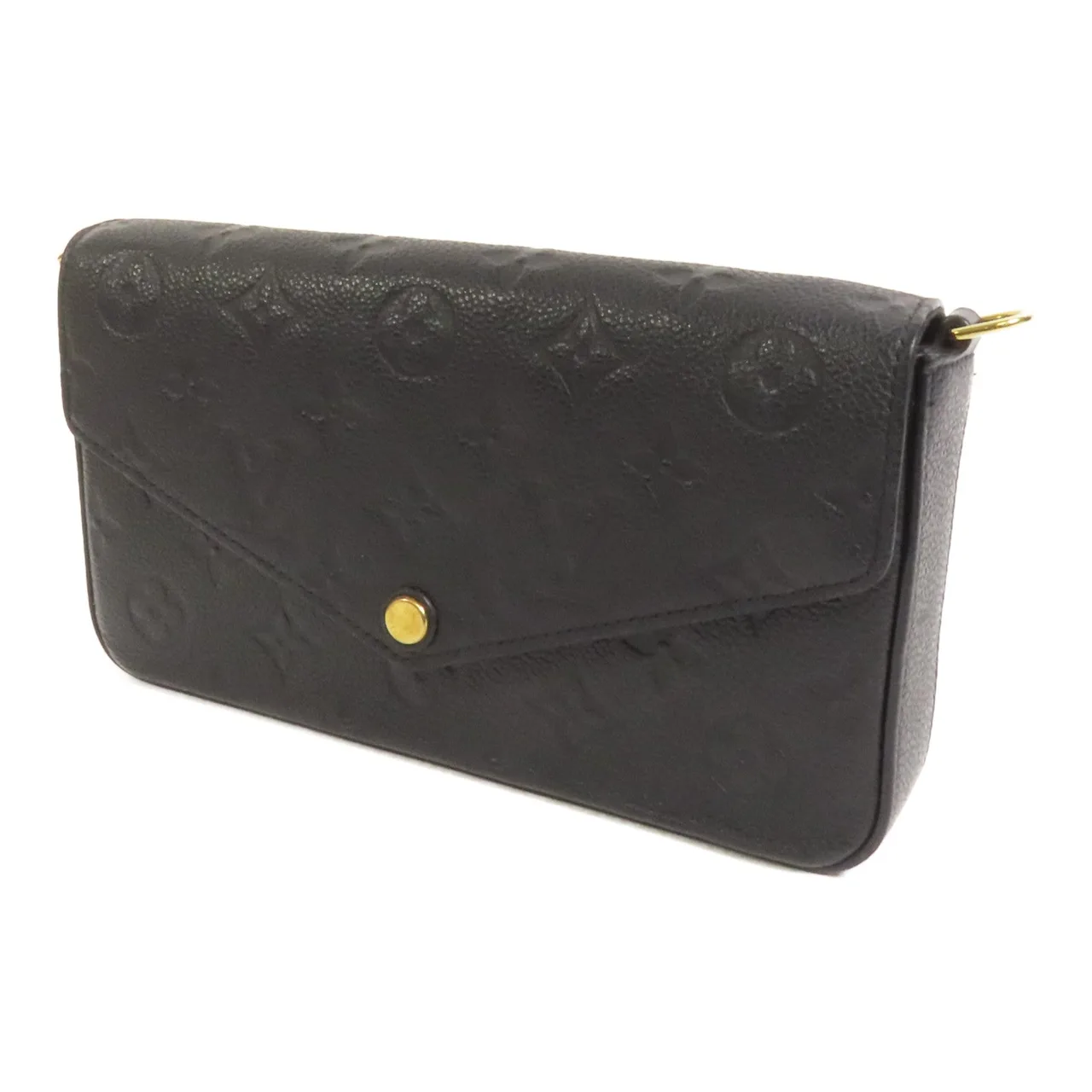 LOUIS VUITTON Felicie M82477 Shoulder Bag Calfskin 黑色 / Black Calfskin Rank B - Thumbnail 3