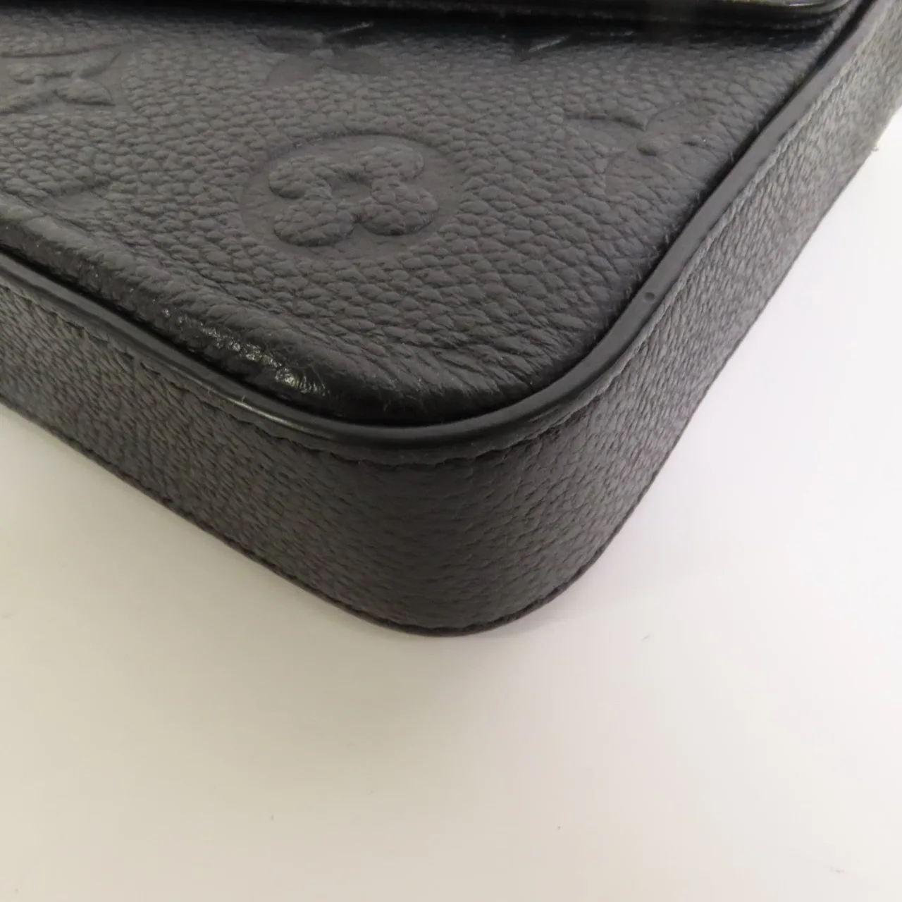 LOUIS VUITTON Felicie M82477 Shoulder Bag Calfskin 黑色 / Black Calfskin Rank B - Thumbnail 14