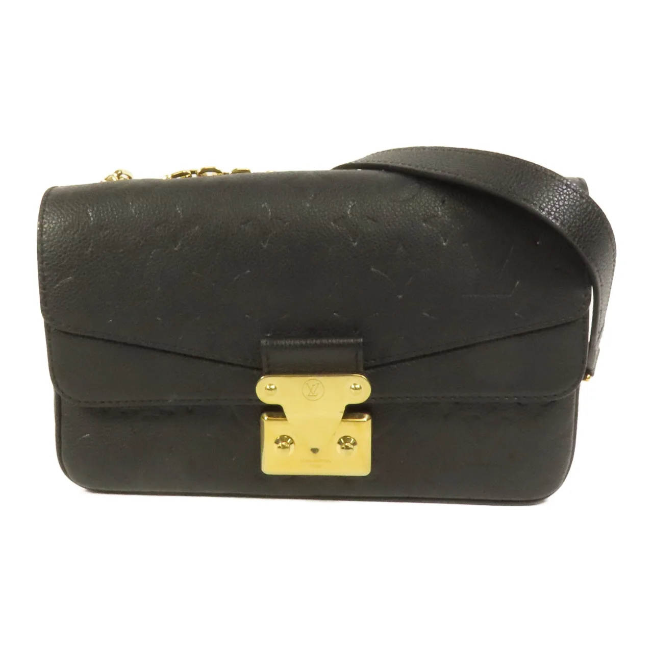 LOUIS VUITTON Marceau M46200 Shoulder Bag Calfskin 黑色 / Black