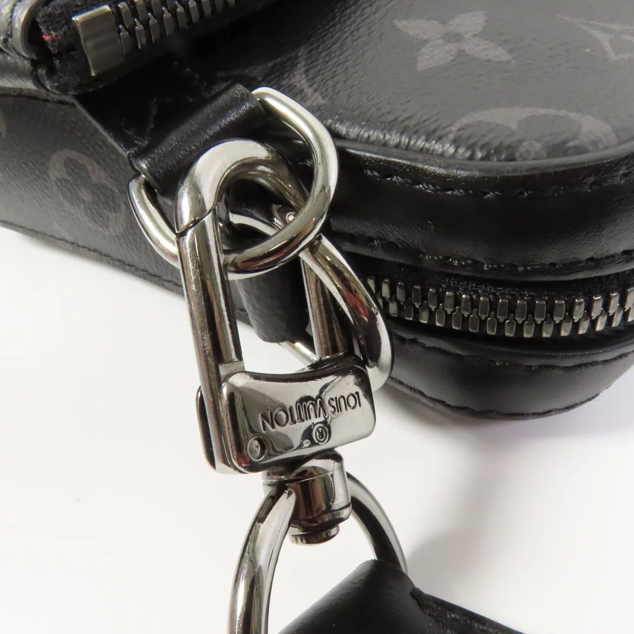 LOUIS VUITTON M69443 Shoulder Bag Coated Canvas 黑色 / 灰色 / Black/Grey Coated Canvas Rank A - Thumbnail 7