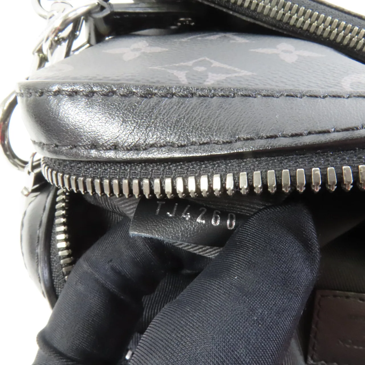 LOUIS VUITTON M69443 Shoulder Bag Coated Canvas 黑色 / 灰色 / Black/Grey Coated Canvas Rank A - Thumbnail 11