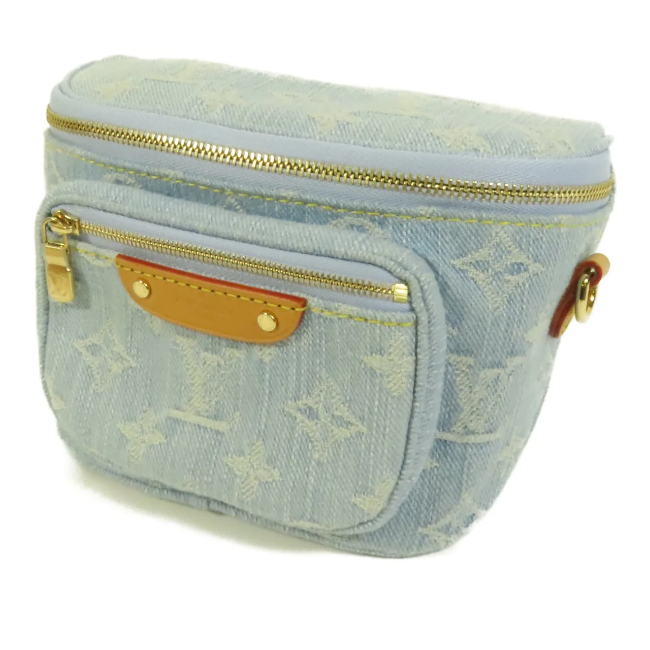LOUIS VUITTON Bumbag M83353 2-Way Bag denim 藍色 / Sky Blue denim Rank A - Thumbnail 3