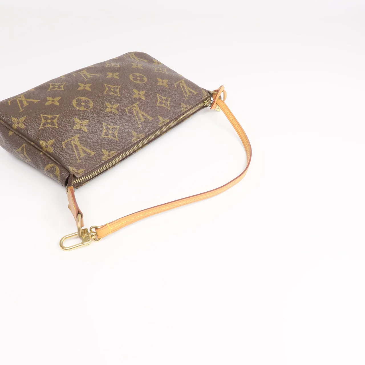 LOUIS VUITTON Pochette Accessoires M51980 化妝箱包 塗層帆布 棕色 塗層帆布 中古品B - 縮圖 5