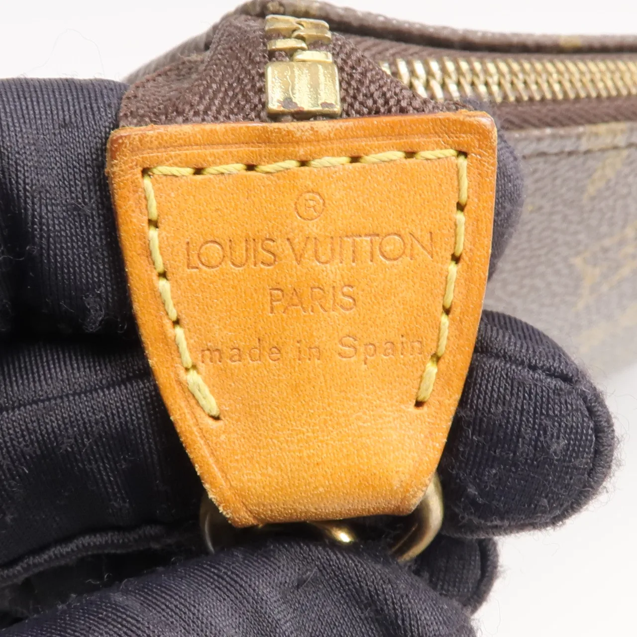 LOUIS VUITTON Pochette Accessoires M51980 化妝箱包 塗層帆布 棕色 塗層帆布 中古品B - 縮圖 8