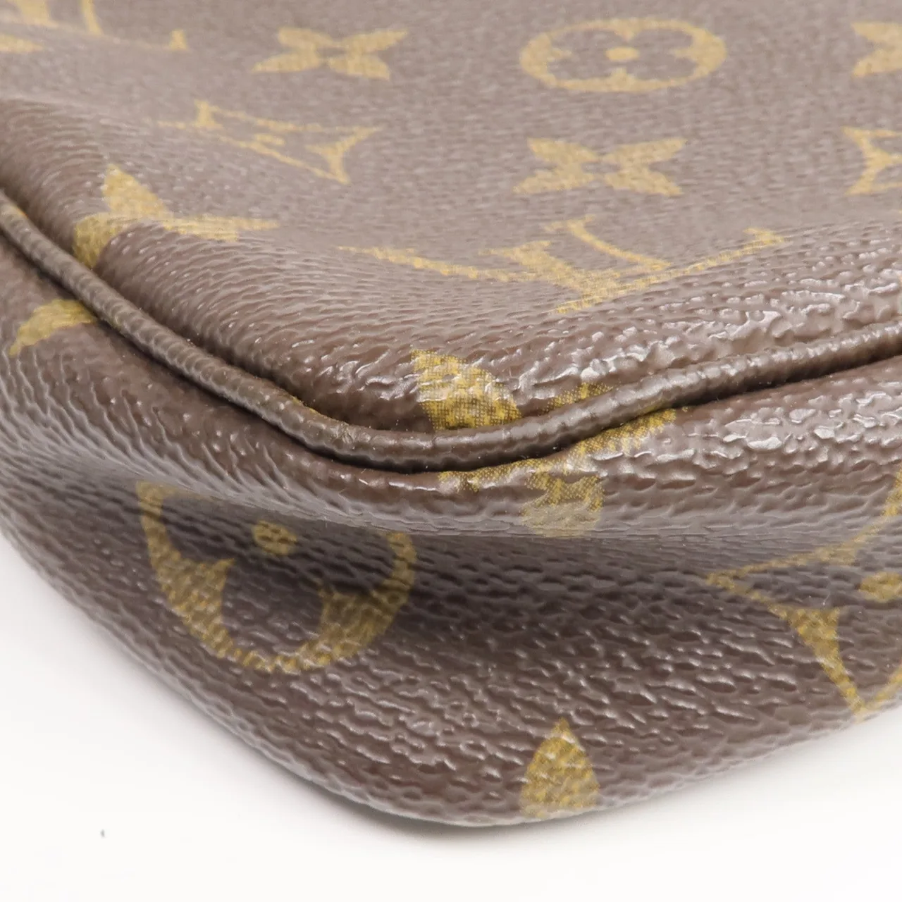 LOUIS VUITTON Pochette Accessoires M51980 化妝箱包 塗層帆布 棕色 塗層帆布 中古品B - 縮圖 13