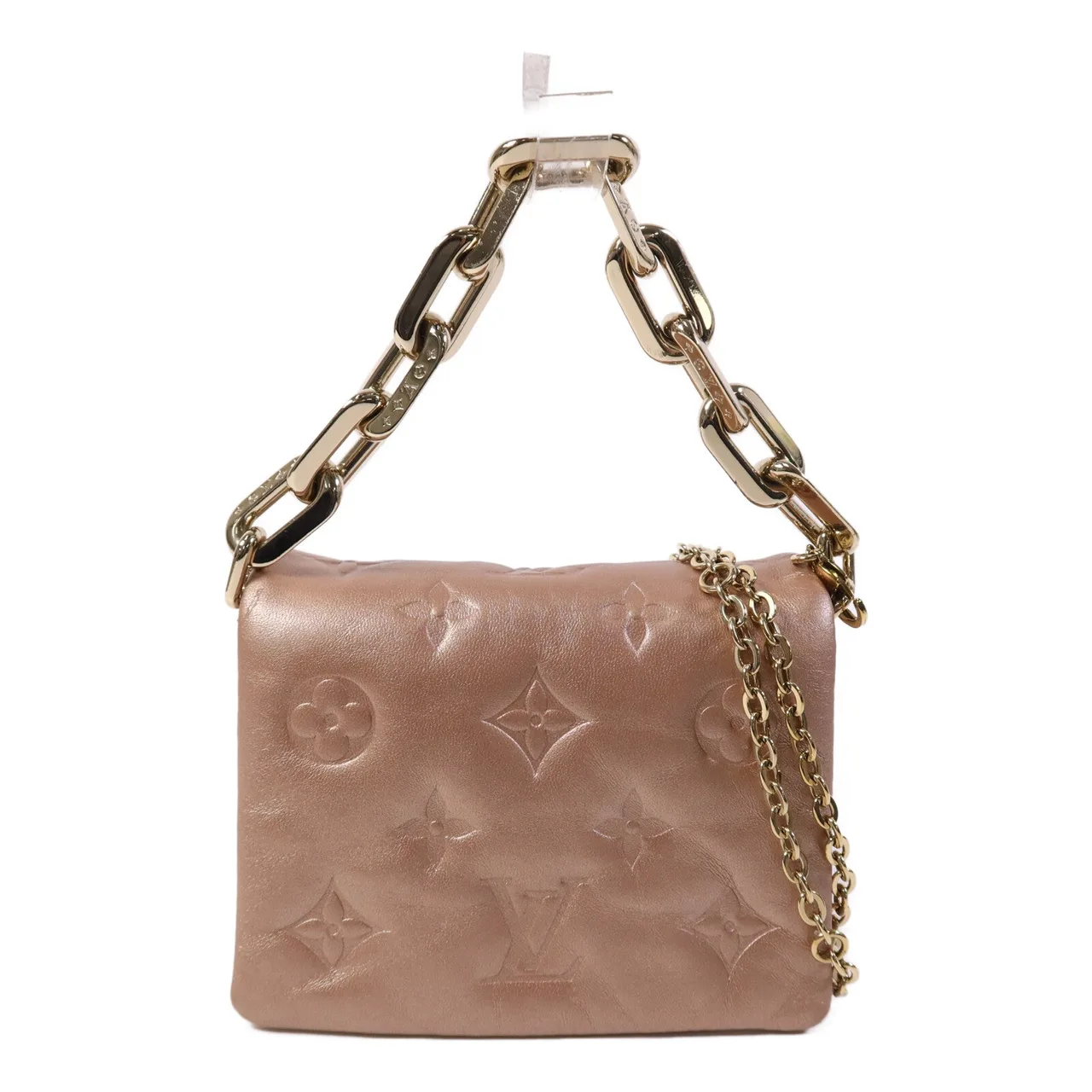 LOUIS VUITTON Coussin M21765 兩用包 羊皮 粉色 / Pink