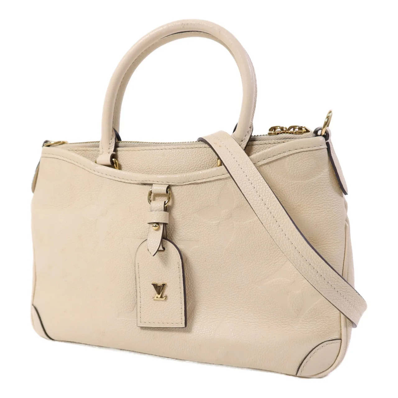 LOUIS VUITTON M46503 2-Way Bag Calfskin 米色 / Cream Calfskin Rank B - Thumbnail 3