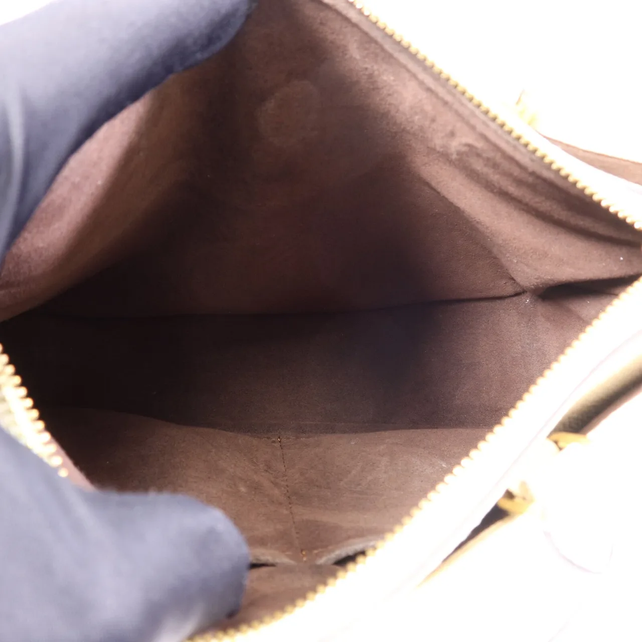 LOUIS VUITTON M46503 2-Way Bag Calfskin 米色 / Cream Calfskin Rank B - Thumbnail 5