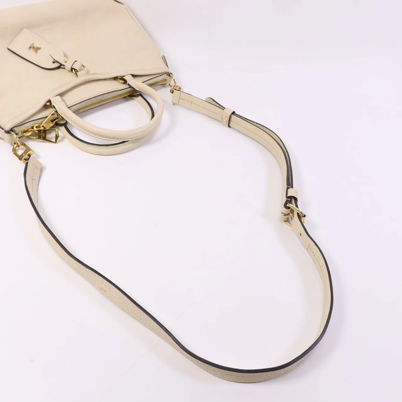 LOUIS VUITTON M46503 2-Way Bag Calfskin 米色 / Cream Calfskin Rank B - Thumbnail 8