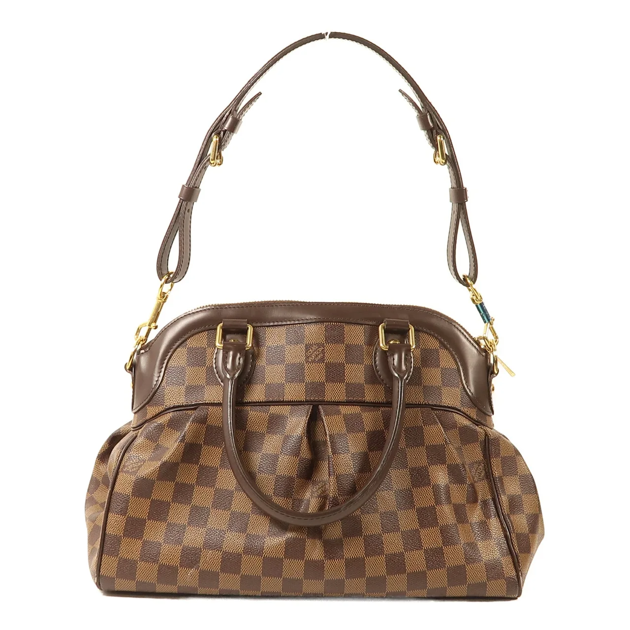 LOUIS VUITTON Trevi N51997 2-Way Bag Coated Canvas 棕色 Coated Canvas Rank B - Thumbnail 2