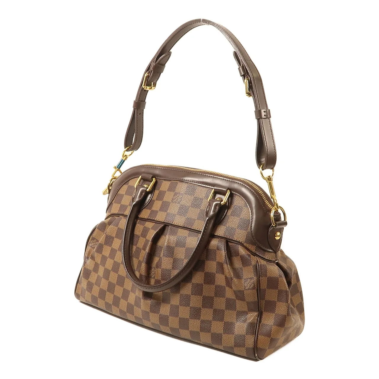 LOUIS VUITTON Trevi N51997 2-Way Bag Coated Canvas 棕色 Coated Canvas Rank B - Thumbnail 3