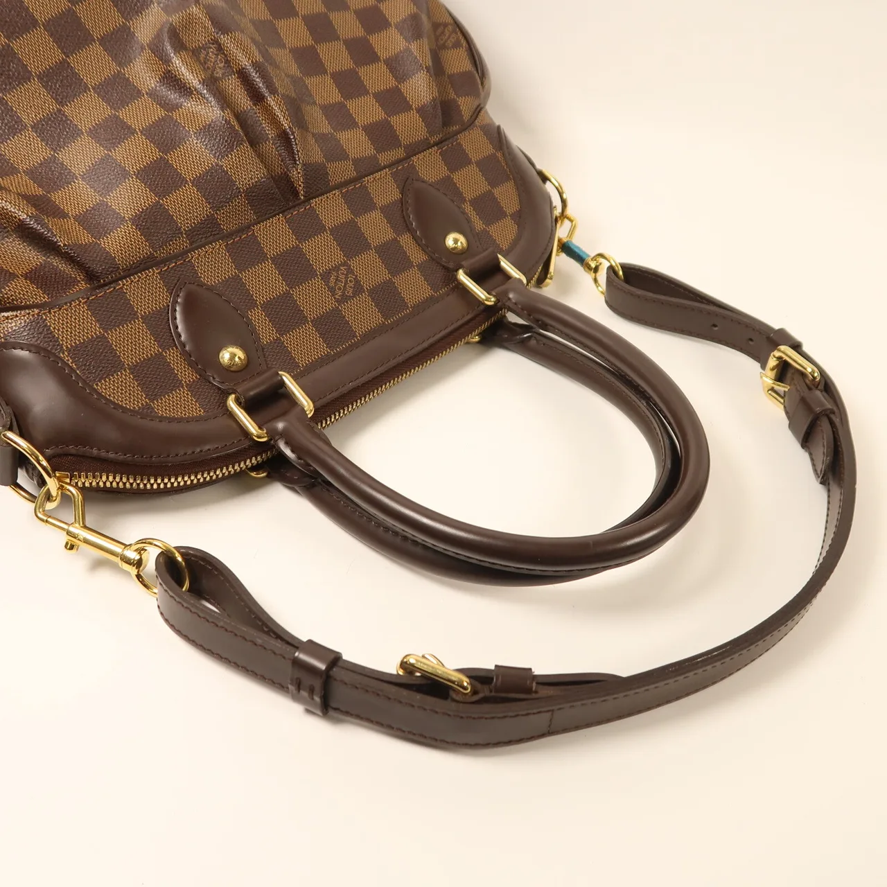 LOUIS VUITTON Trevi N51997 2-Way Bag Coated Canvas 棕色 Coated Canvas Rank B - Thumbnail 9