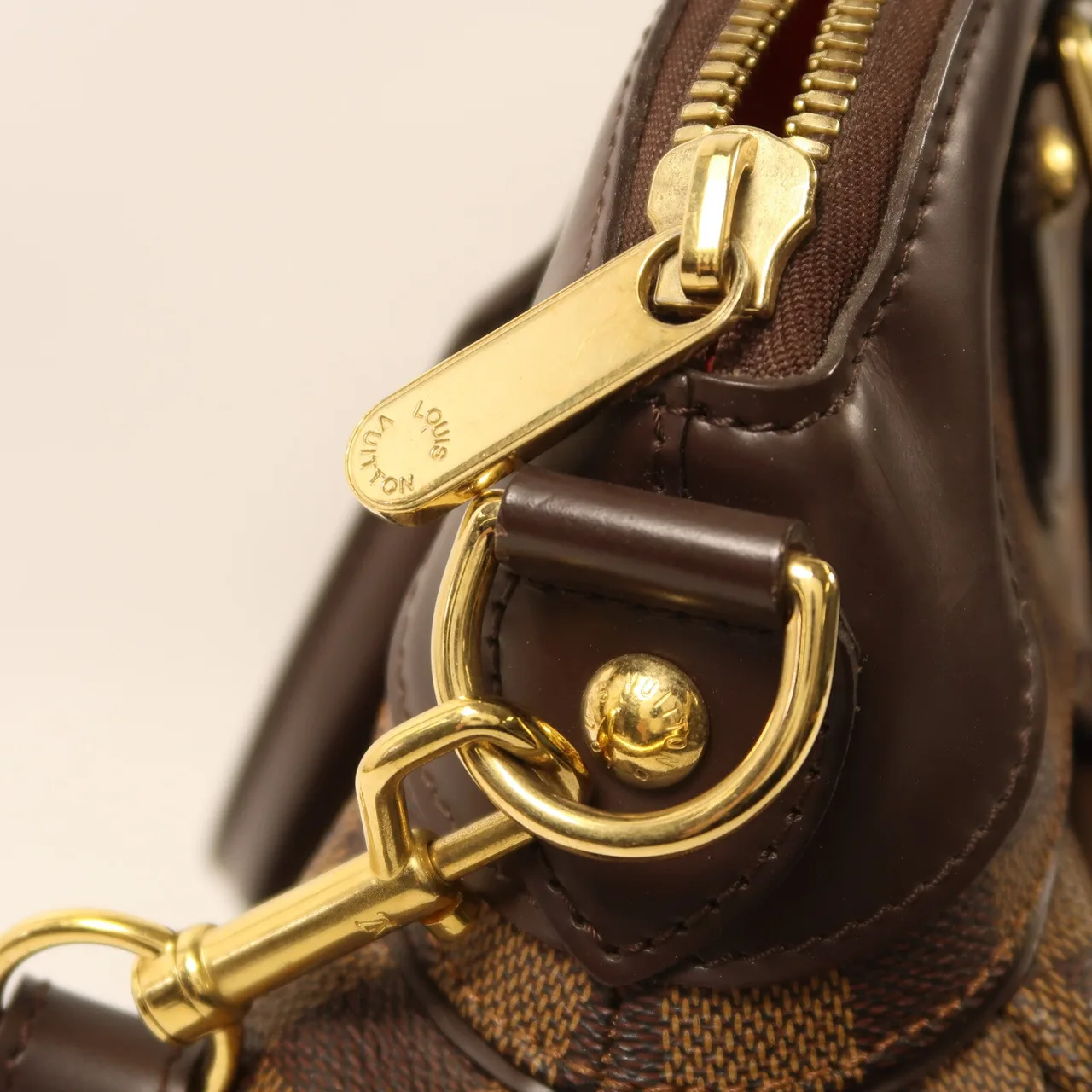 LOUIS VUITTON Trevi N51997 2-Way Bag Coated Canvas 棕色 Coated Canvas Rank B - Thumbnail 14