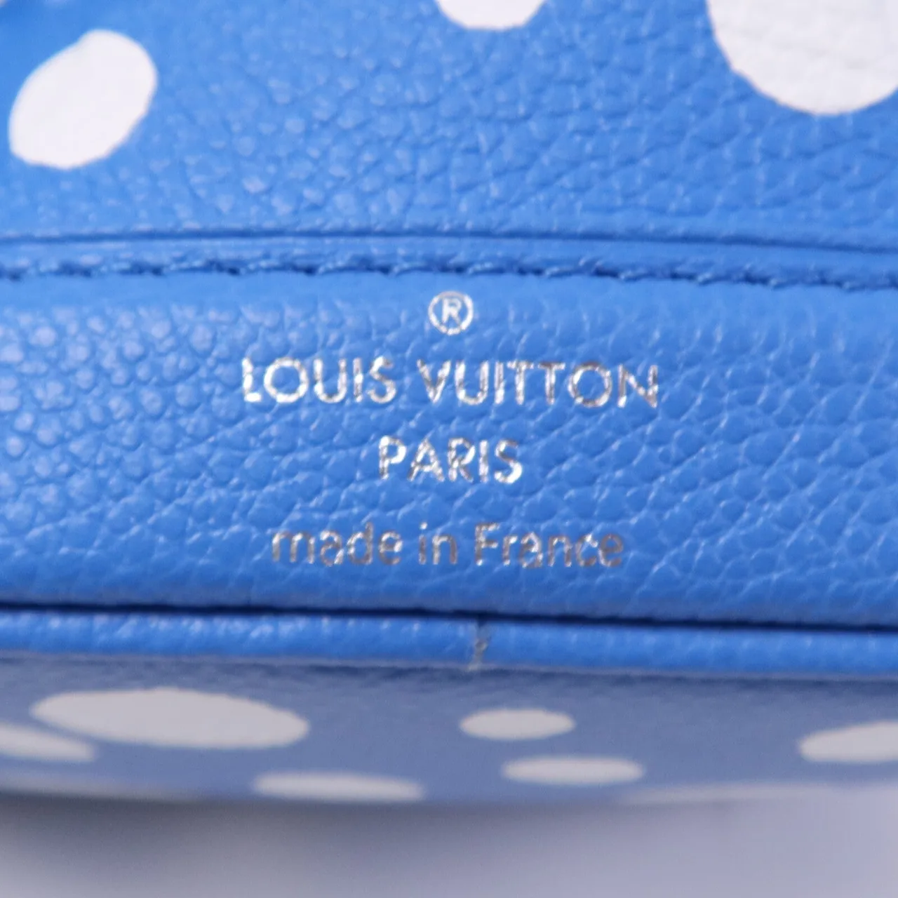 LOUIS VUITTON Nano Noe M81985 2-Way Bag Calfskin 白色 / 藍色 / Blue/White Calfskin Like New - Thumbnail 13