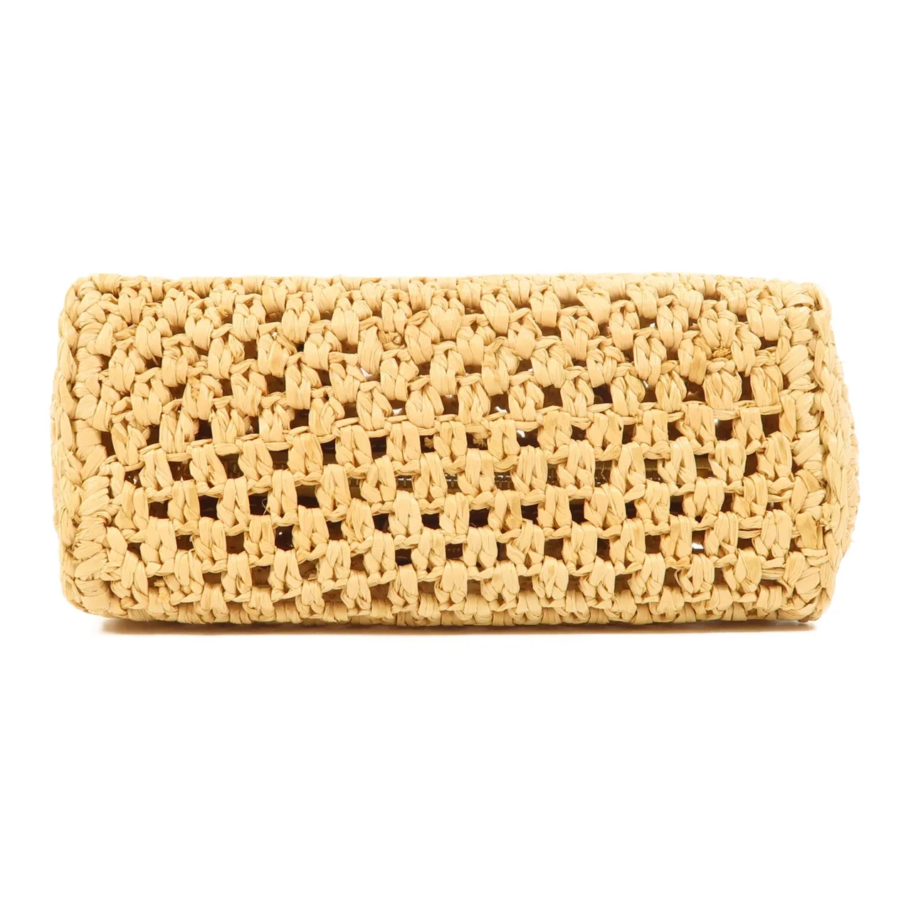LOUIS VUITTON NanoSpeedy M83525 兩用包 x Raffia 米色 / Natural/Tan x Raffia 中古品A - 縮圖 4