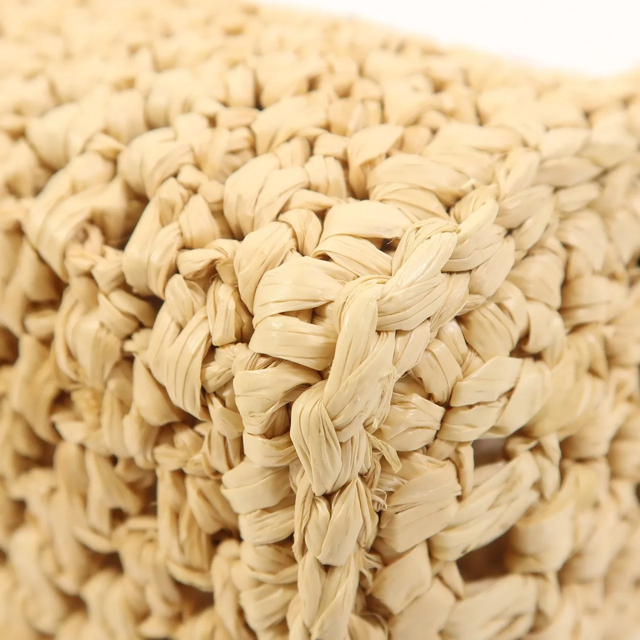 LOUIS VUITTON NanoSpeedy M83525 兩用包 x Raffia 米色 / Natural/Tan x Raffia 中古品A - 縮圖 9