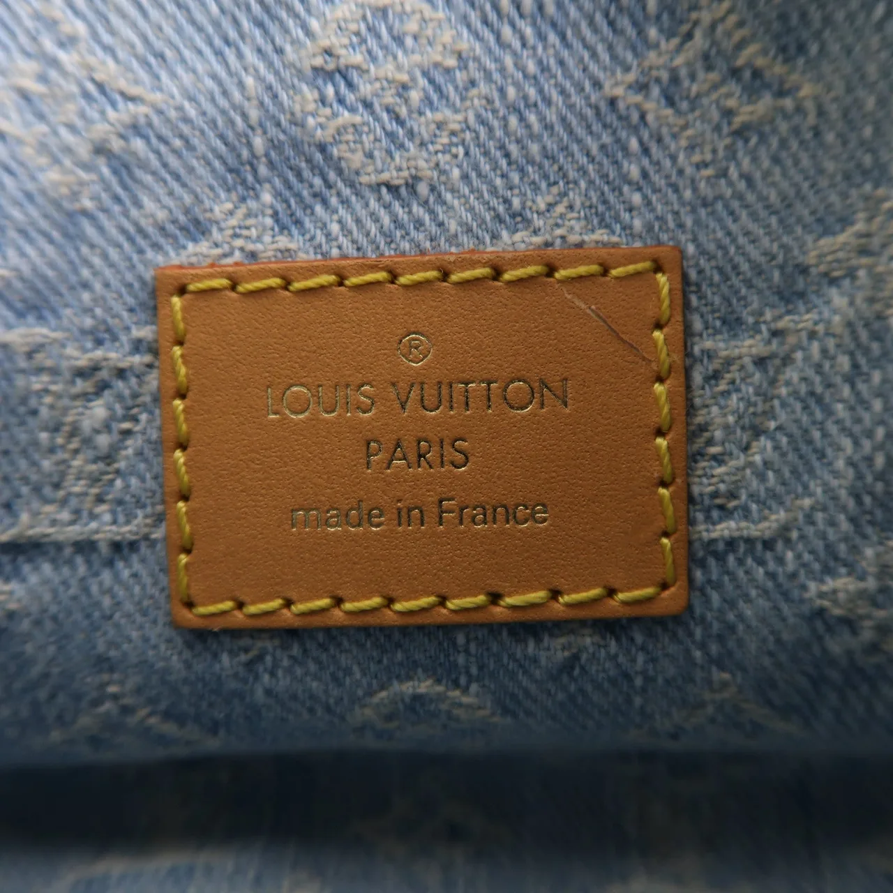 LOUIS VUITTON Loop M24846 兩用包 denim 藍色 / Sky Blue denim 中古品A - 縮圖 6