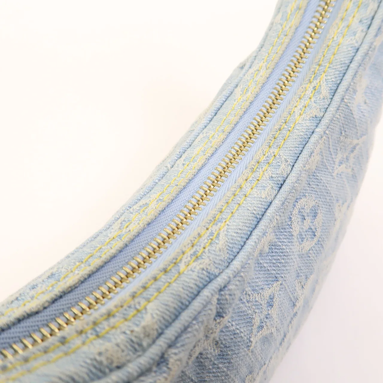 LOUIS VUITTON Loop M24846 兩用包 denim 藍色 / Sky Blue denim 中古品A - 縮圖 14