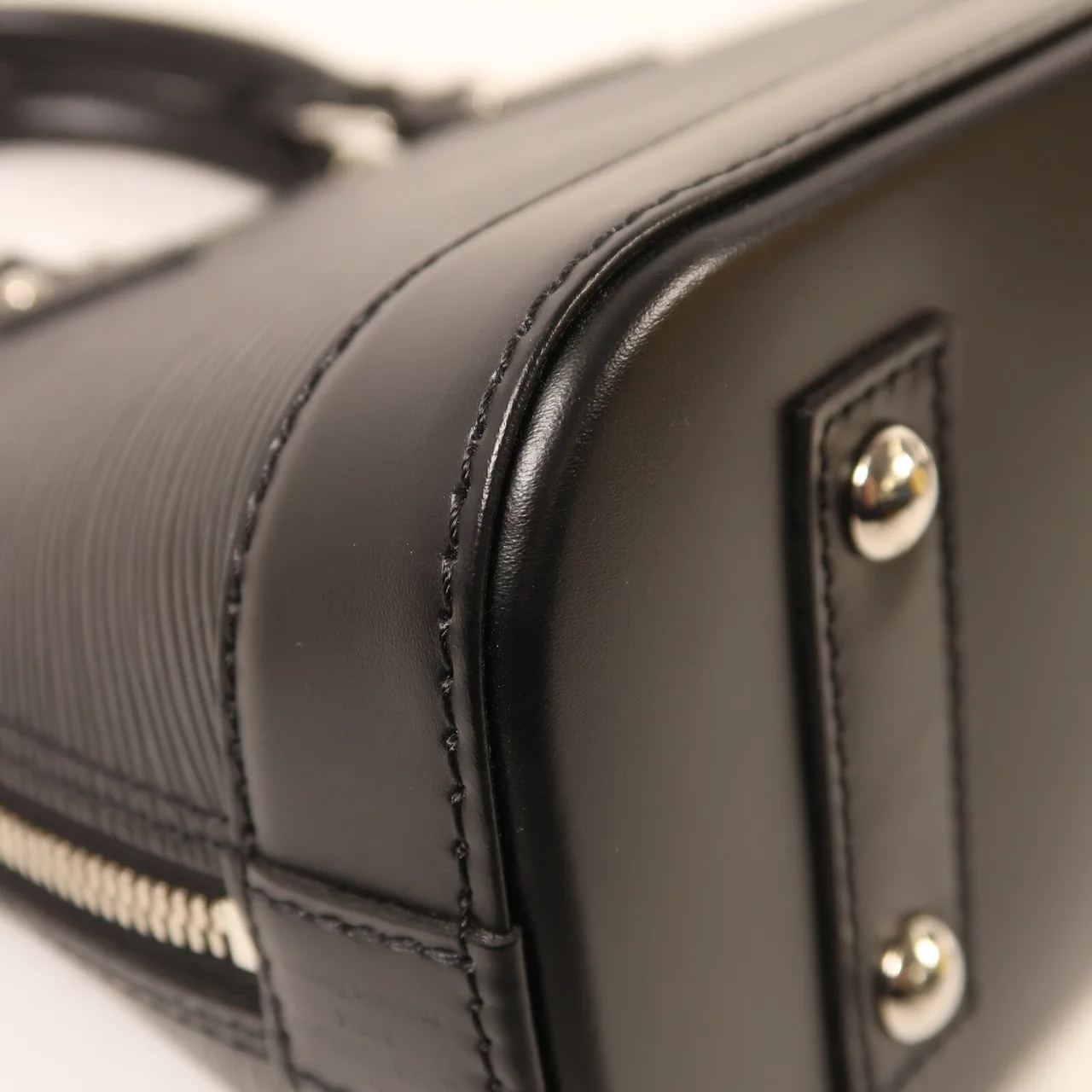 LOUIS VUITTON Alma M40862 2-Way Bag Calfskin 黑色 Calfskin Like New - Thumbnail 12