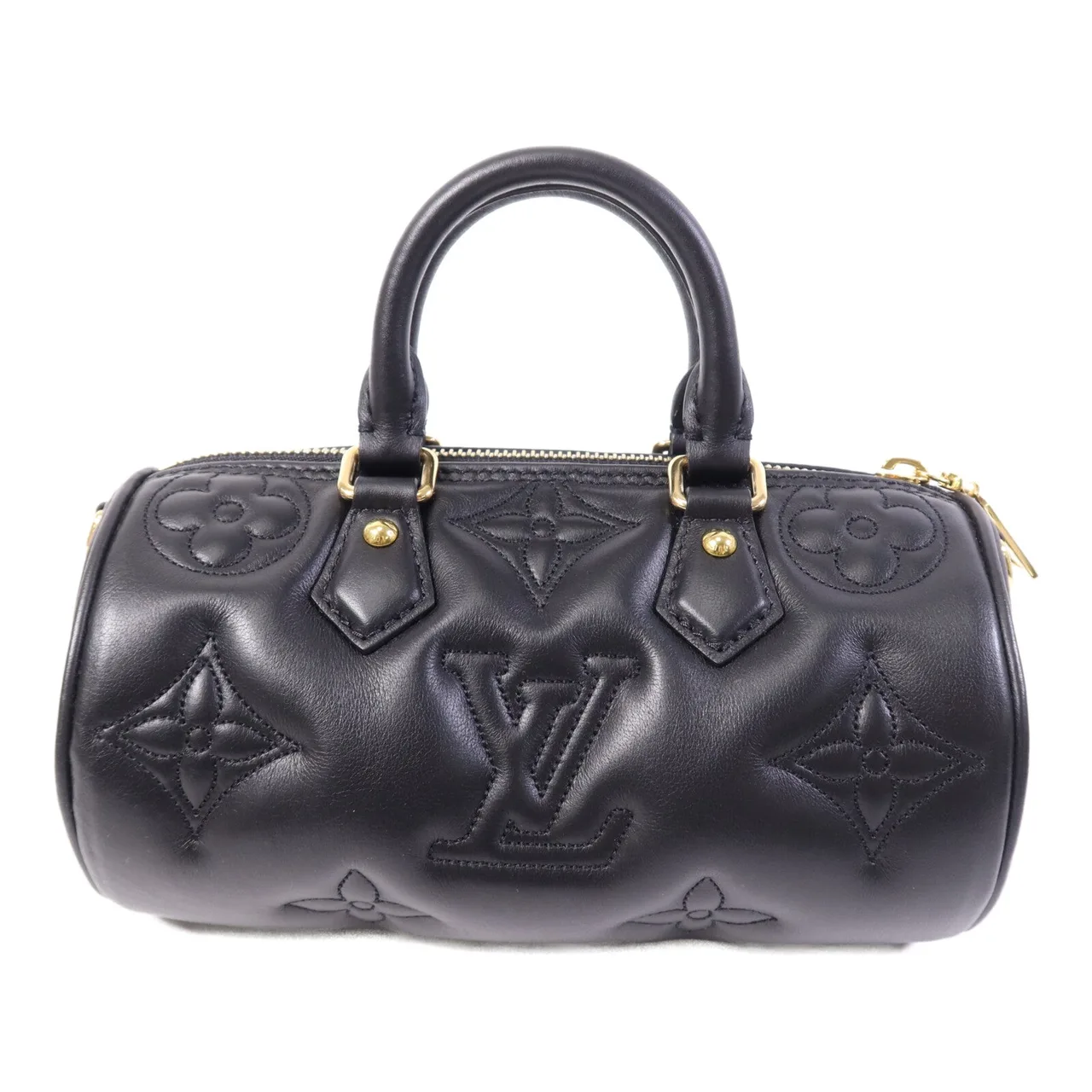 LOUIS VUITTON Papillon M59800 2-Way Bag Leather 黑色 / Black Leather Rank A - Thumbnail 2