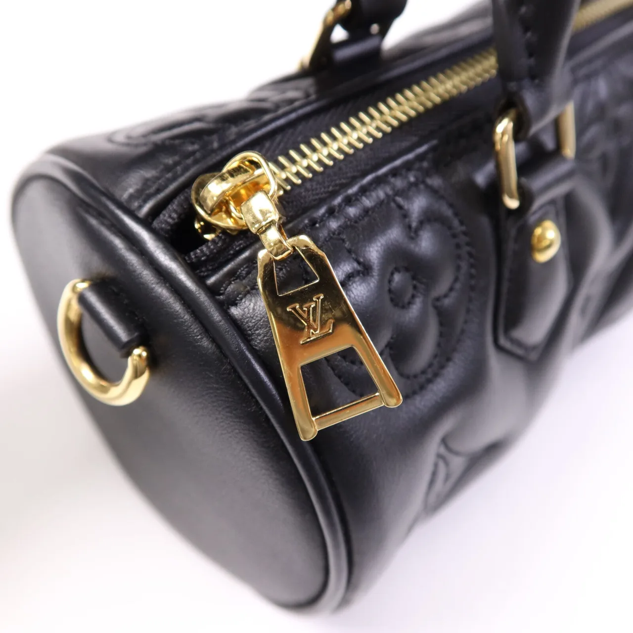 LOUIS VUITTON Papillon M59800 2-Way Bag Leather 黑色 / Black Leather Rank A - Thumbnail 7
