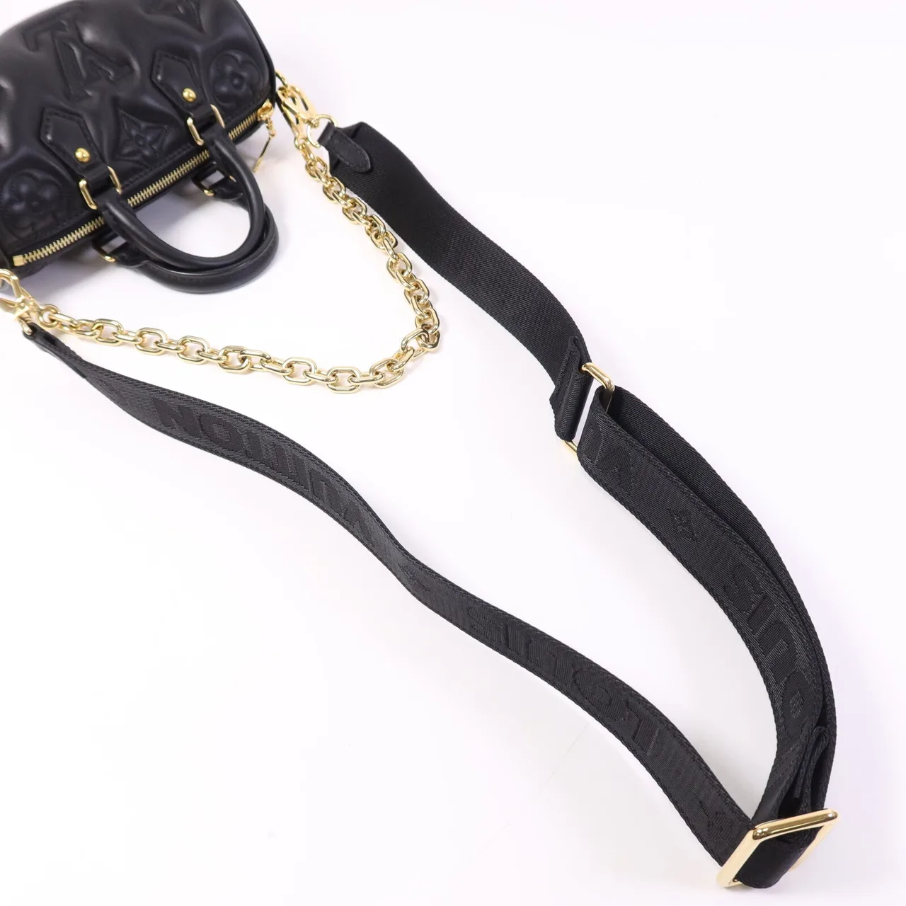 LOUIS VUITTON Papillon M59800 2-Way Bag Leather 黑色 / Black Leather Rank A - Thumbnail 8