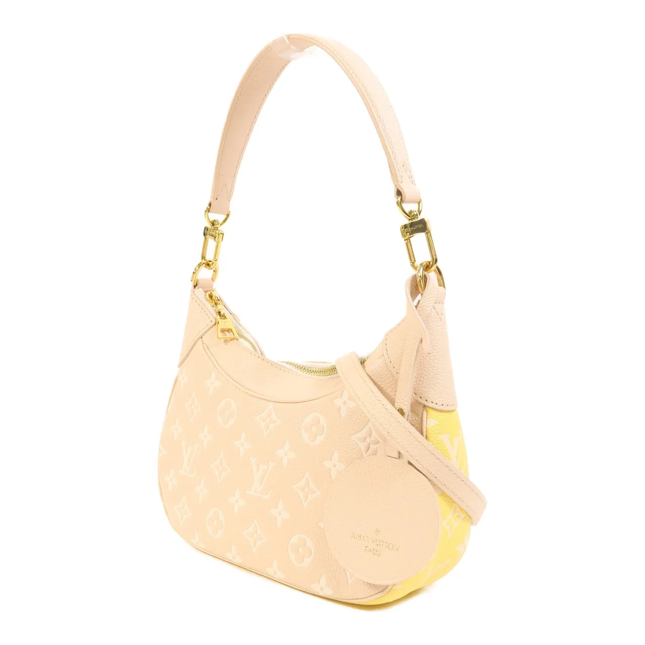 LOUIS VUITTON Bagatelle M46113 2-Way Bag Calfskin 粉色 / 黃色 / BE/PK/Creme/Jaune Calfskin Rank A - Thumbnail 3