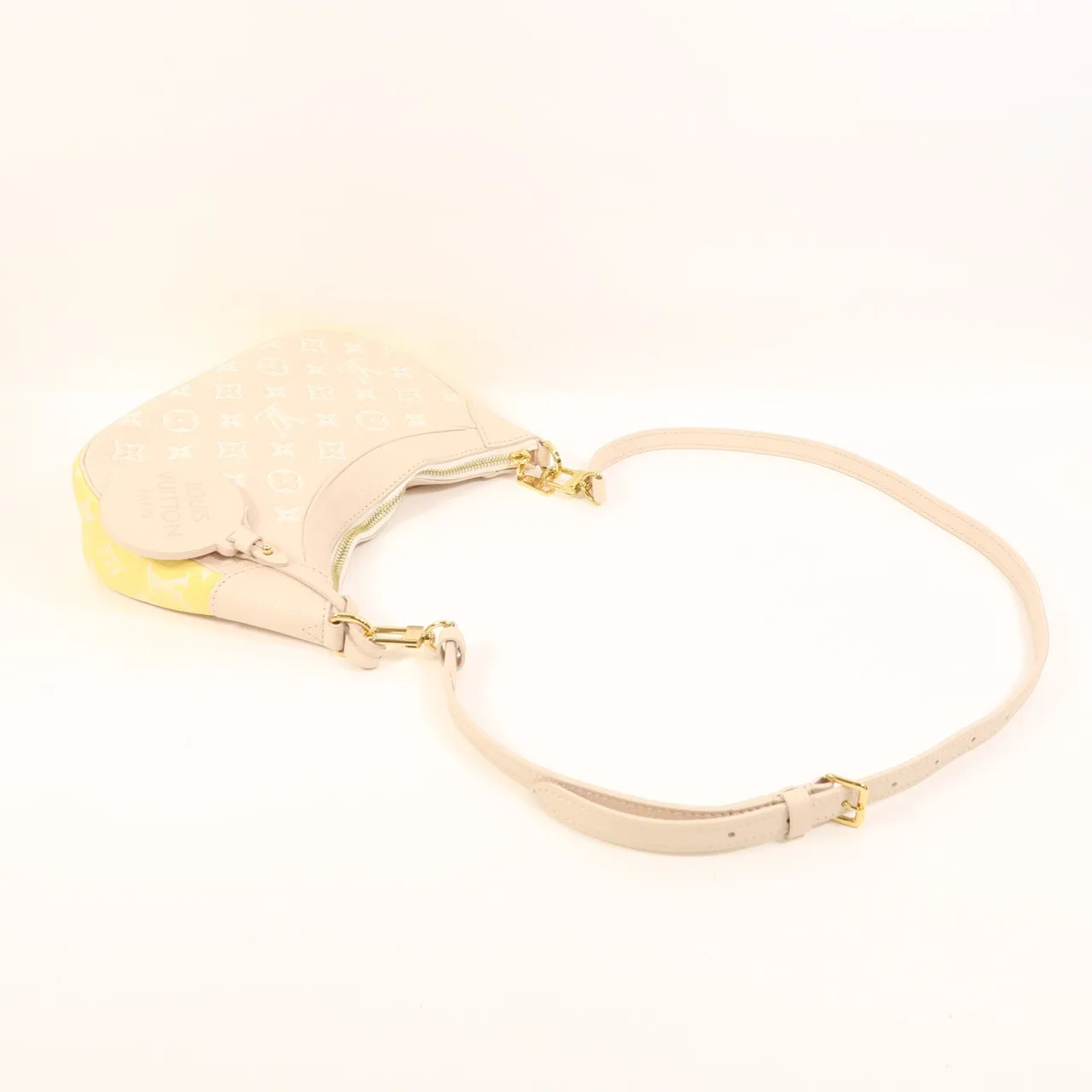 LOUIS VUITTON Bagatelle M46113 2-Way Bag Calfskin 粉色 / 黃色 / BE/PK/Creme/Jaune Calfskin Rank A - Thumbnail 8