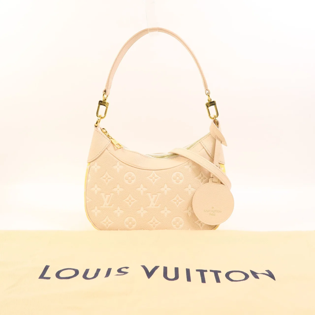 LOUIS VUITTON Bagatelle M46113 2-Way Bag Calfskin 粉色 / 黃色 / BE/PK/Creme/Jaune Calfskin Rank A - Thumbnail 9