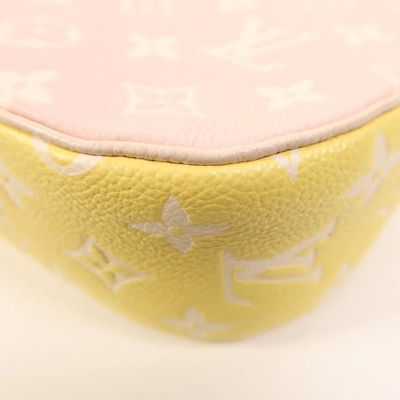 LOUIS VUITTON Bagatelle M46113 2-Way Bag Calfskin 粉色 / 黃色 / BE/PK/Creme/Jaune Calfskin Rank A - Thumbnail 12