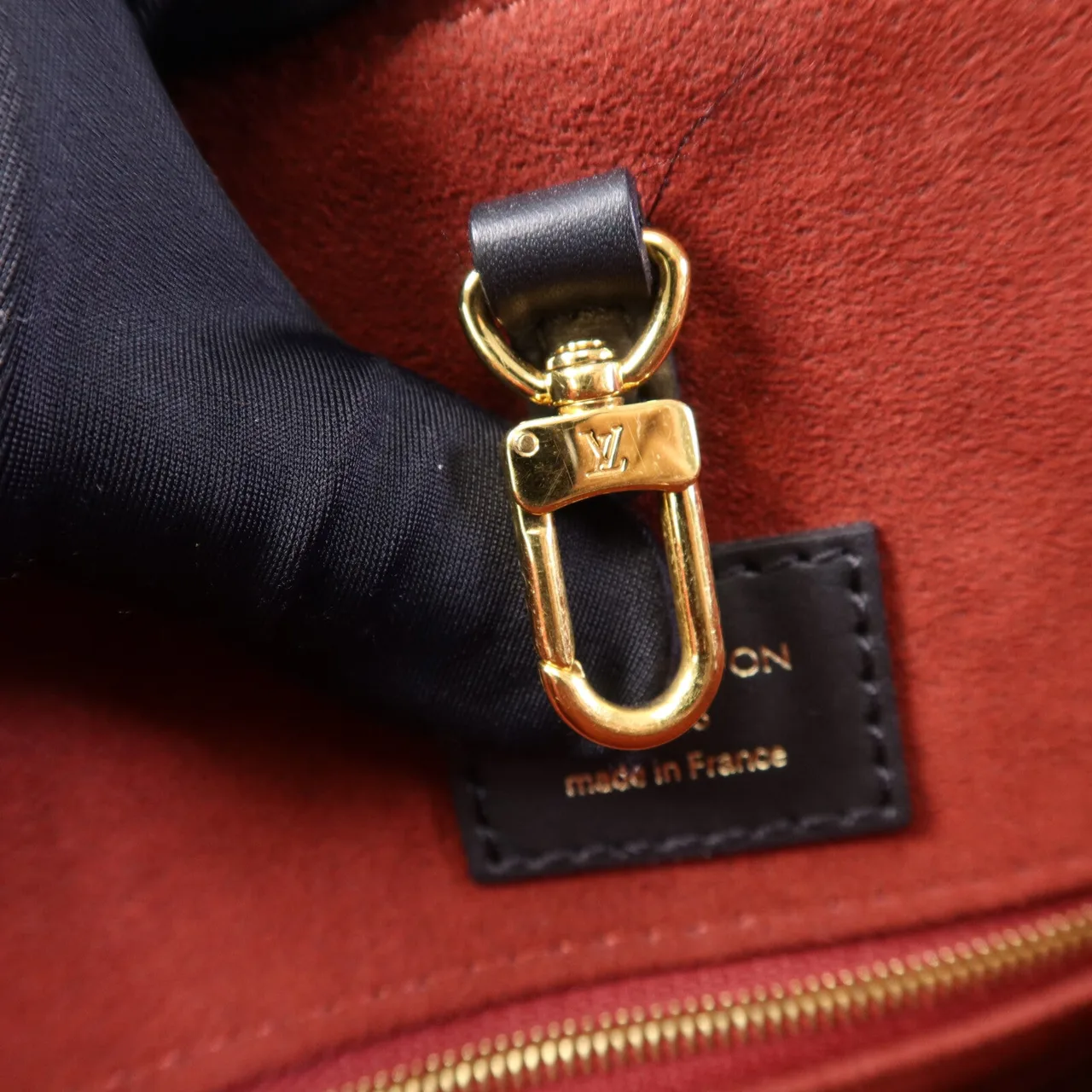 LOUIS VUITTON OnTheGo M45495 2-Way Bag Calfskin 黑色 / 米色 / Black/Beige Calfskin Rank A - Thumbnail 7