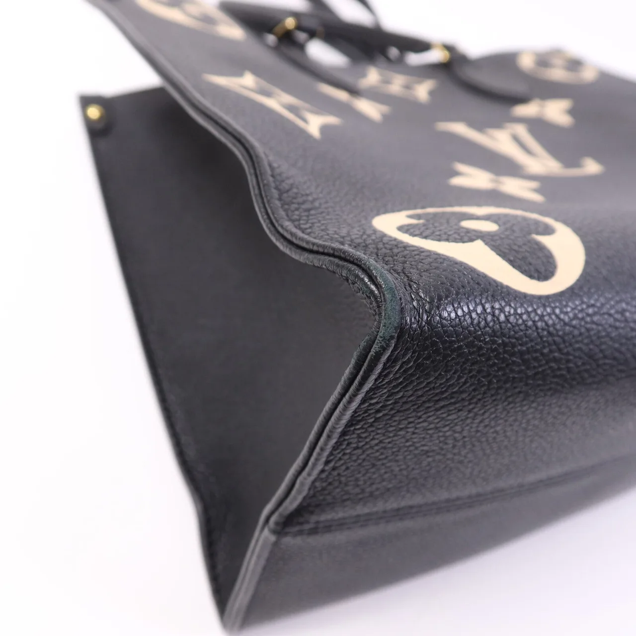 LOUIS VUITTON OnTheGo M45495 2-Way Bag Calfskin 黑色 / 米色 / Black/Beige Calfskin Rank A - Thumbnail 10