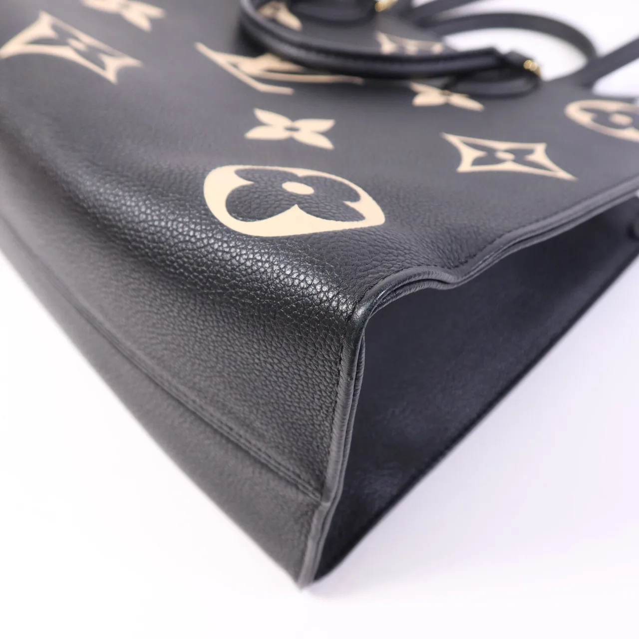 LOUIS VUITTON OnTheGo M45495 2-Way Bag Calfskin 黑色 / 米色 / Black/Beige Calfskin Rank A - Thumbnail 11