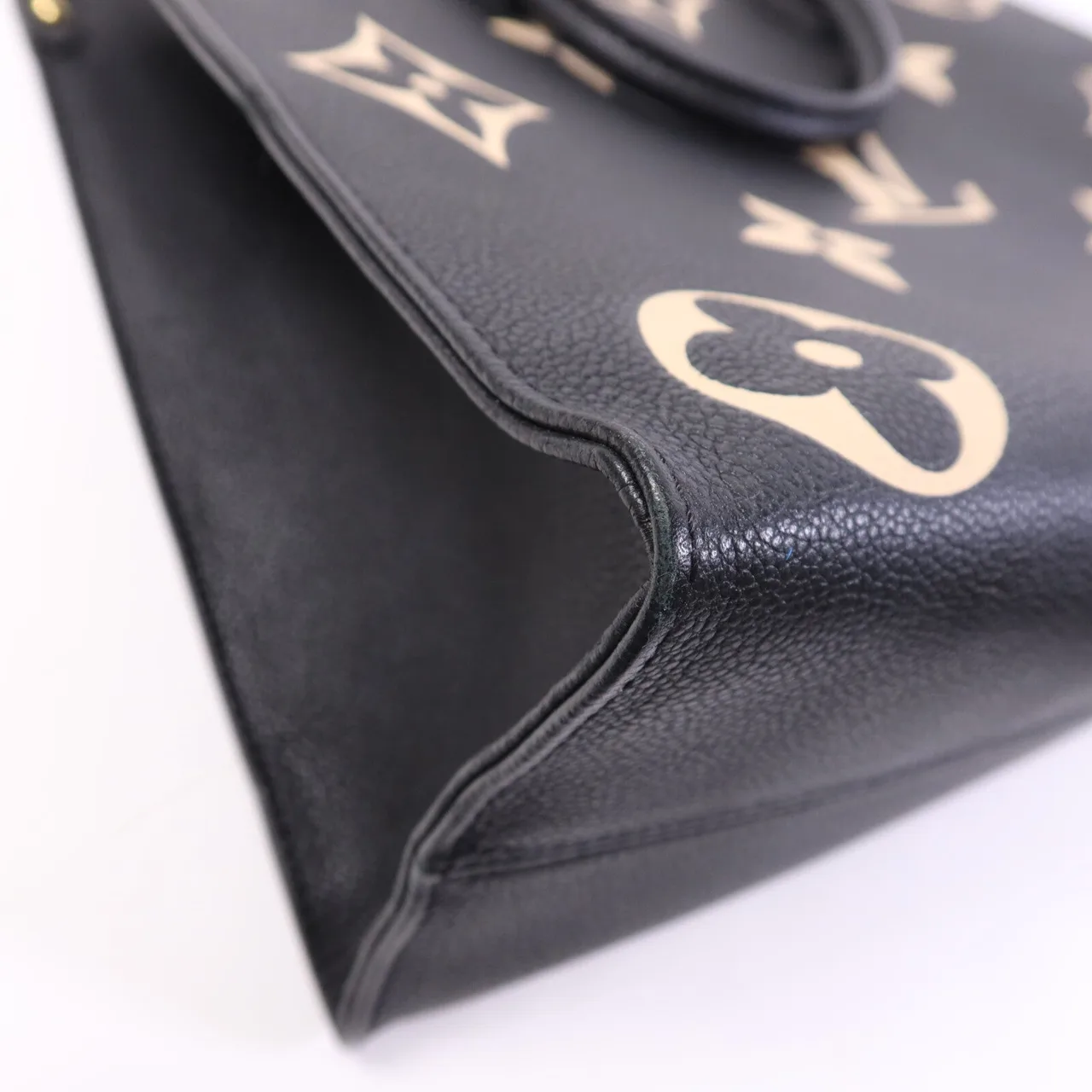 LOUIS VUITTON OnTheGo M45495 2-Way Bag Calfskin 黑色 / 米色 / Black/Beige Calfskin Rank A - Thumbnail 12