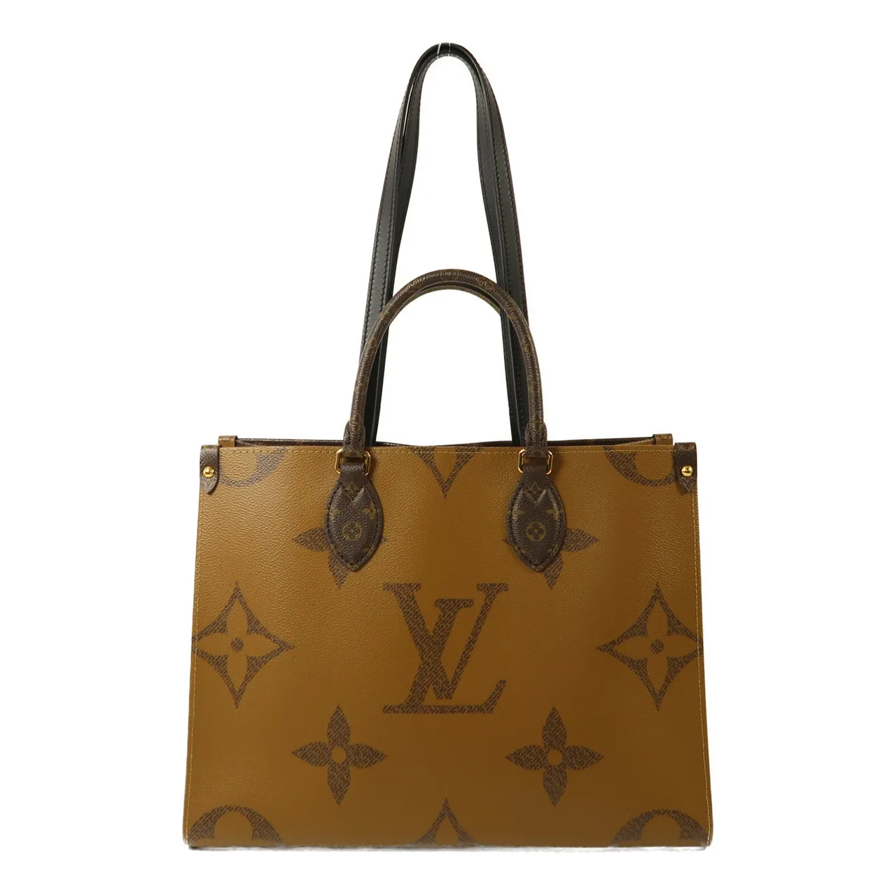 LOUIS VUITTON OnTheGo M45321 兩用包 塗層帆布 棕色 塗層帆布 中古品A - 縮圖 2